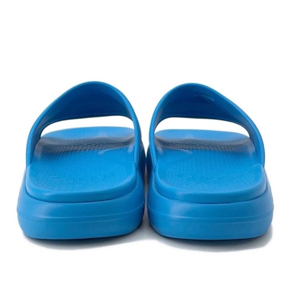Gucci Mens Bright Blue Logo Slides brand new in box and dust bags - Picture 3 of 4